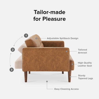 Mid Century Modern Multi Functional Sofa Bed Futon