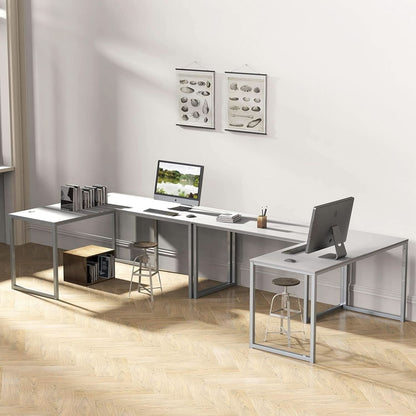 Mission Style 48 Inch White Computer Desk Home Office