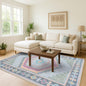 Kyra Green Pink Aesthetic Oushak Rug