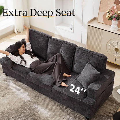 Modern Deep Seat Loveseat Couch for Comfortable Living