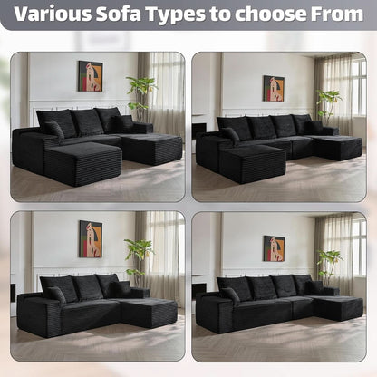 Modern Modular L Shaped Sectional Sofa for Living Room
