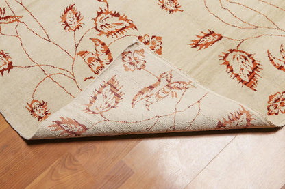 8' x 10' Hand Knotted Vegetable Dyes Oriental Area rug Beige