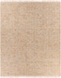 Rice Dusty Sage Fringed Jute Carpet