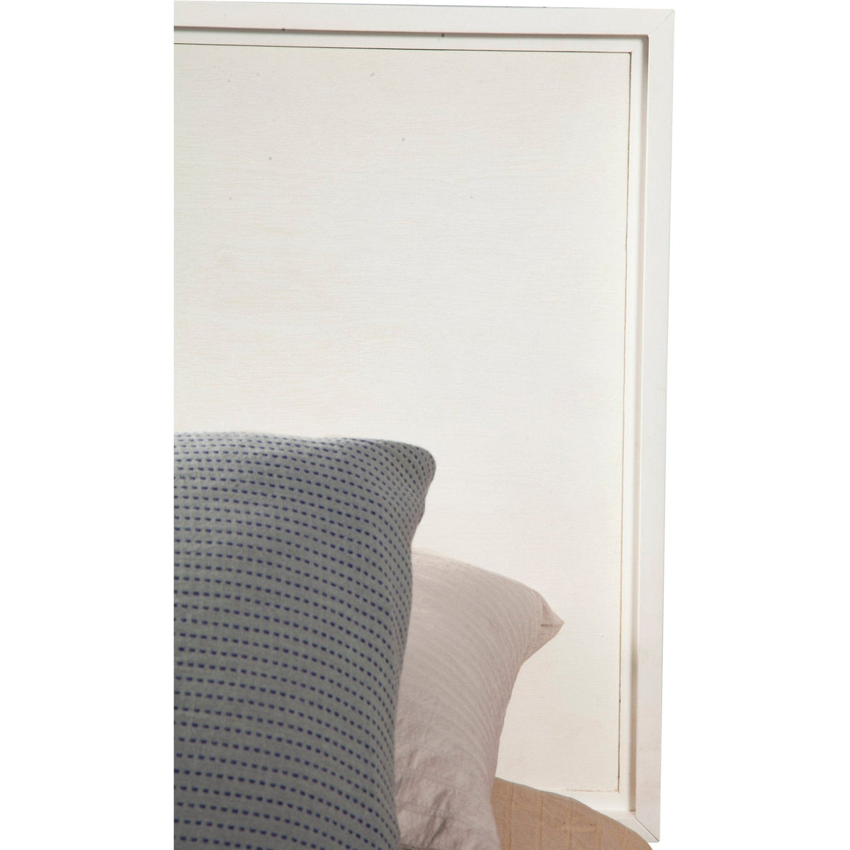 Nova Platform Bed - Chalk White