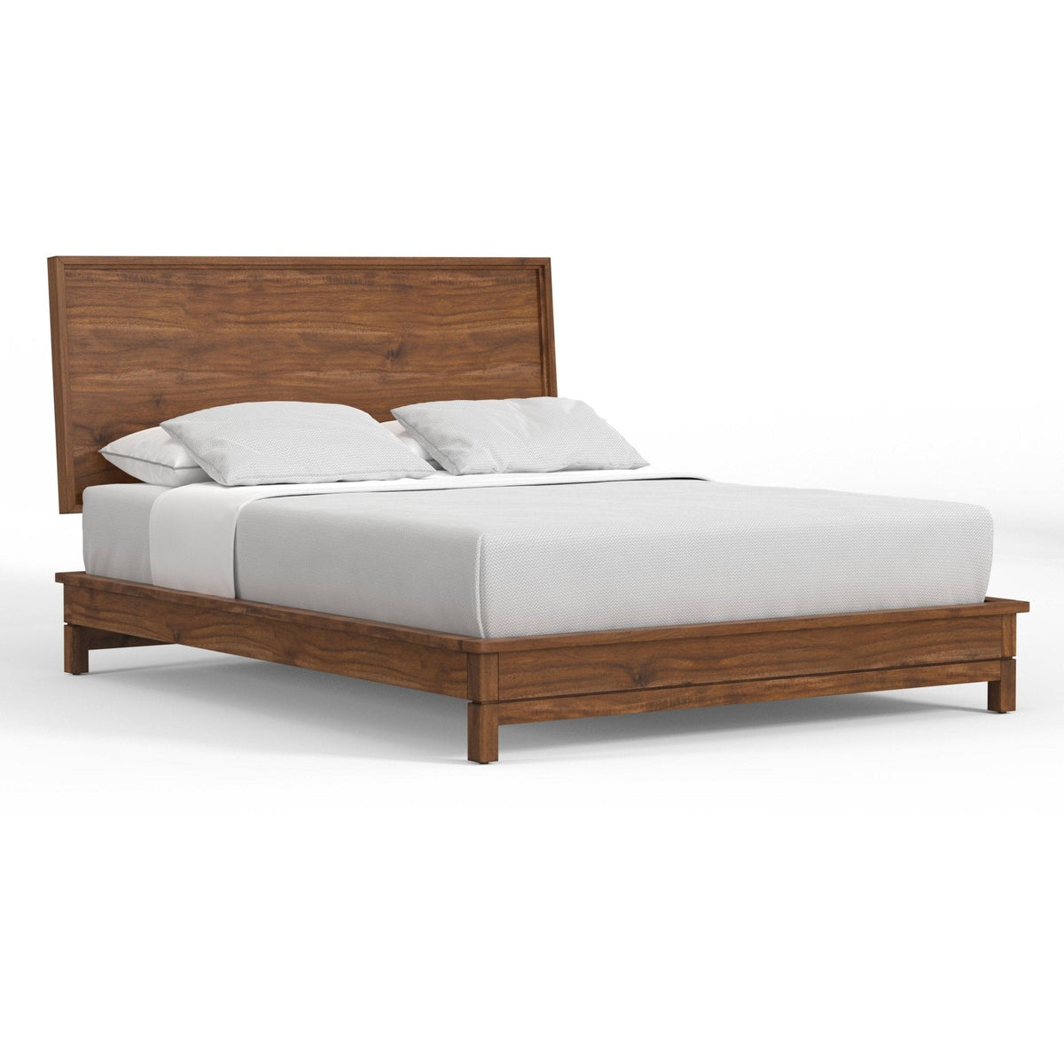 Nova Platform Bed - Honey Maple