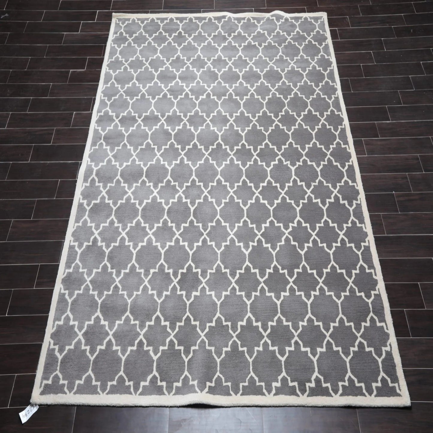 8' x 10' Handmade 100% Wool Designer Contemporary Oriental Area rug Gray