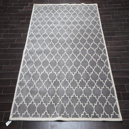 8' x 10' Handmade 100% Wool Designer Contemporary Oriental Area rug Gray