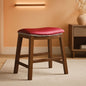 Ordway Saddle Seat Bar Stool Dining Height 19 Inch Red