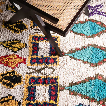 OuedLaou - vintage boucherouite rug