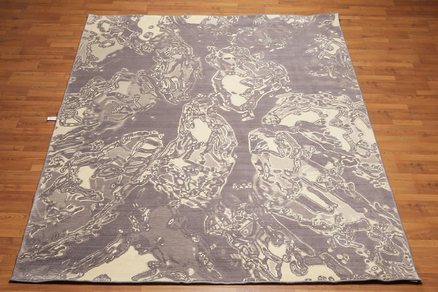 8' x 10' Modern 100% Wool Oriental Area rug Gray