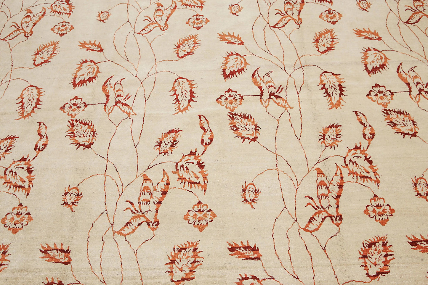 8' x 10' Hand Knotted Vegetable Dyes Oriental Area rug Beige