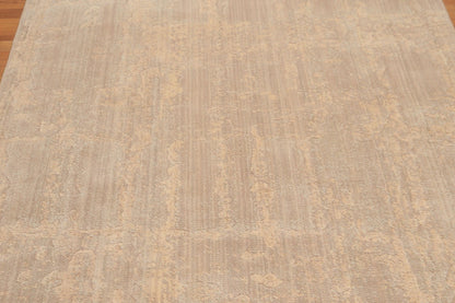 5' x 7' Handmade Modern 100% Wool Area rug Tan