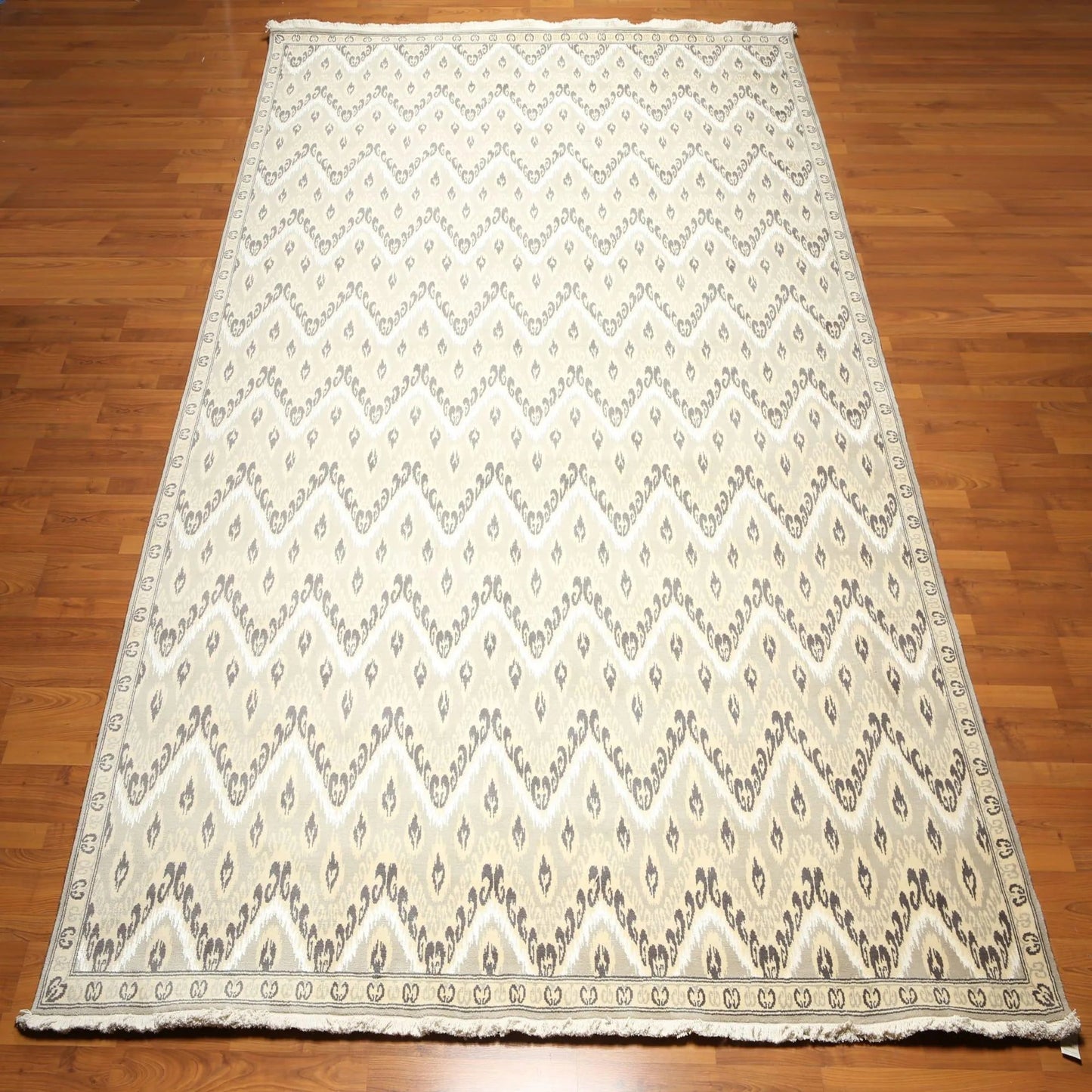 9' x 12' Hand knotted 100% Wool Oriental Area rug pile 9x12 Modern Beige