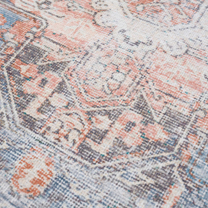 Rosman Distressed Washable Rug Area Rug