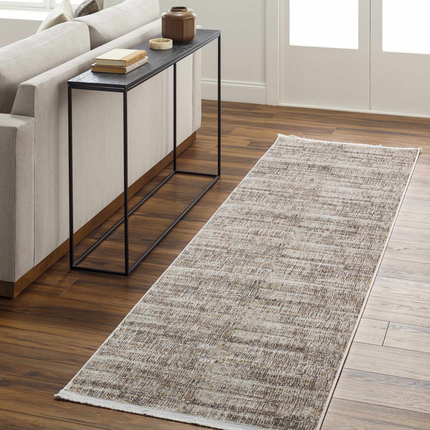 Cane Luxe Rug with Fringes