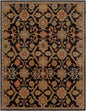 Salix Hand Tufted Black Wool Rug