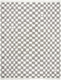 Kieu Taupe Checkered Plush Rug