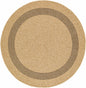 Andie Bordered Faux Jute Rug
