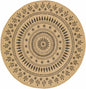 Beata Round Faux Jute Rug