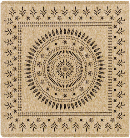 Beata Round Faux Jute Rug