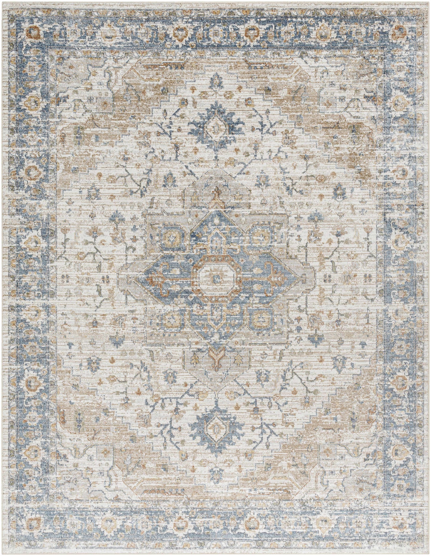 Ezri Flat Pile Washable Rug