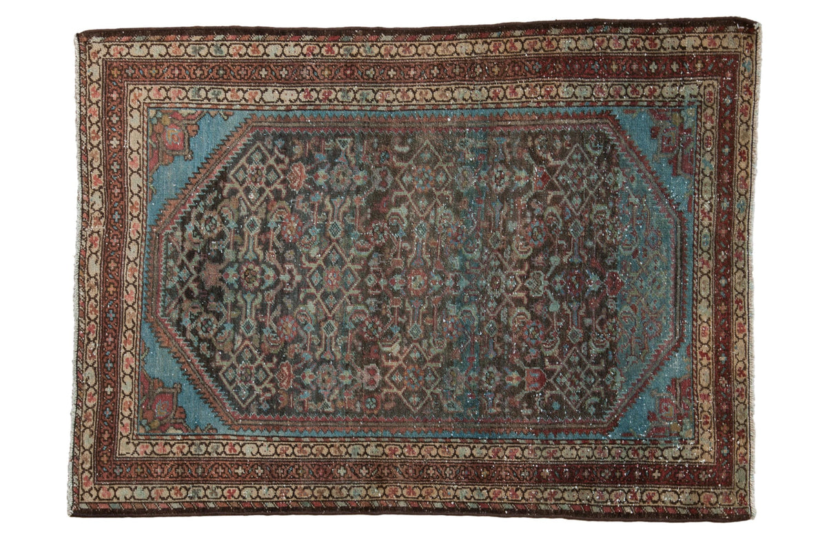3.5x5 Vintage Distressed Malayer Rug