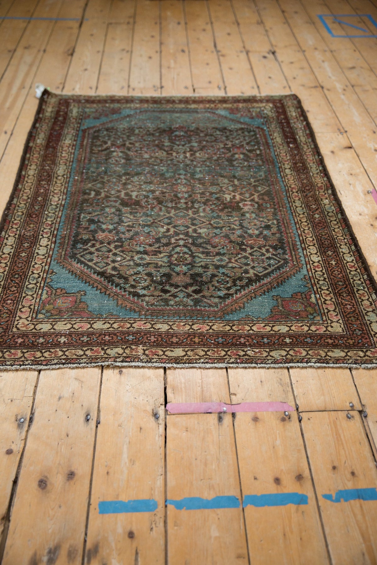 3.5x5 Vintage Distressed Malayer Rug