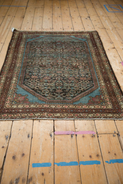 3.5x5 Vintage Distressed Malayer Rug