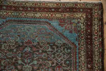 3.5x5 Vintage Distressed Malayer Rug