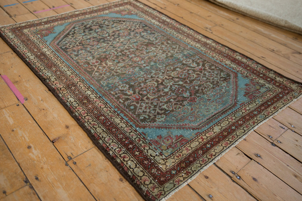 3.5x5 Vintage Distressed Malayer Rug