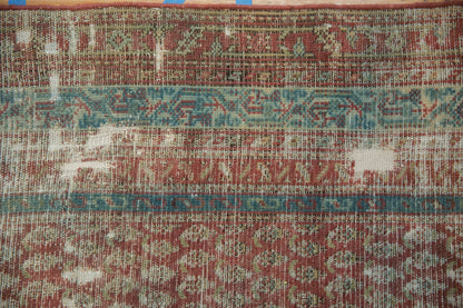 6.5x16.5 Antique Distressed Malayer Rug Runner