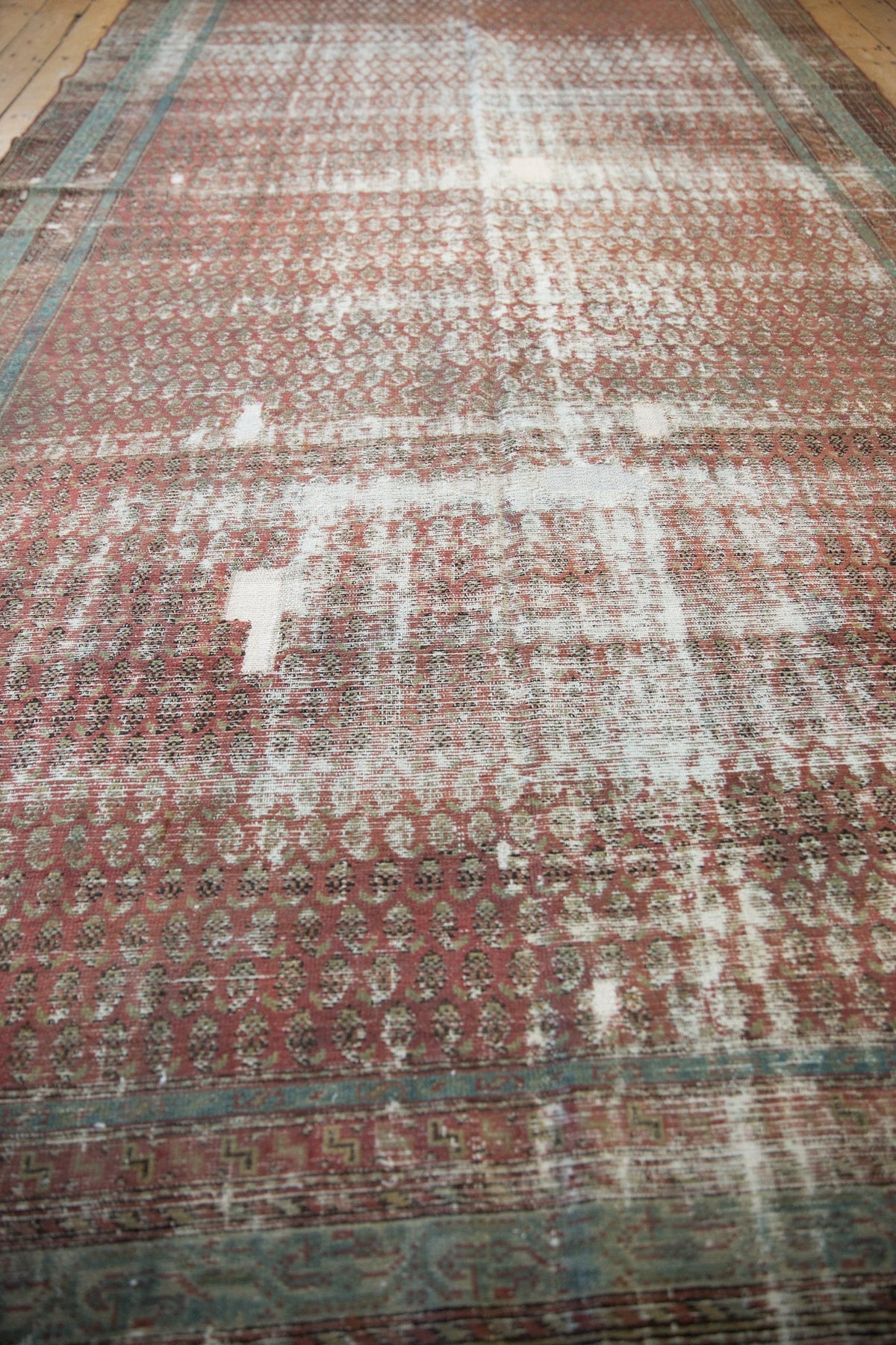 6.5x16.5 Antique Distressed Malayer Rug Runner