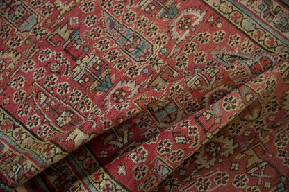 3x14.5 Vintage Distressed Fragment Malayer Rug Runner