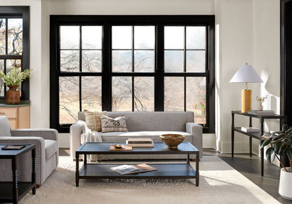 Saraann Black End Table