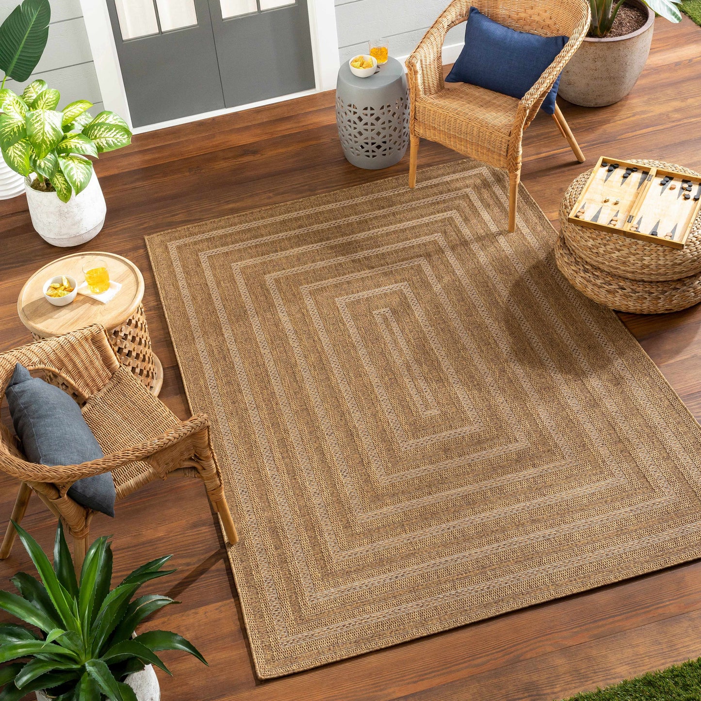 Dyami Flatweave Faux Jute Rug