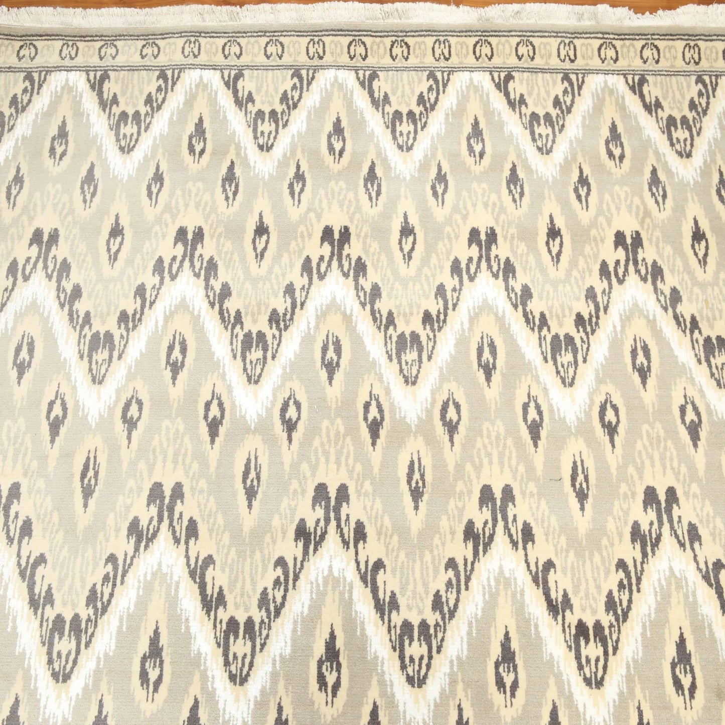 9' x 12' Hand knotted 100% Wool Oriental Area rug pile 9x12 Modern Beige