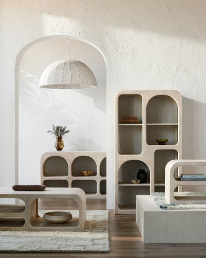 Barnabas Ivory End Table