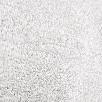 Soft Area Rug with Anti-Slip Backing Washable - Silver