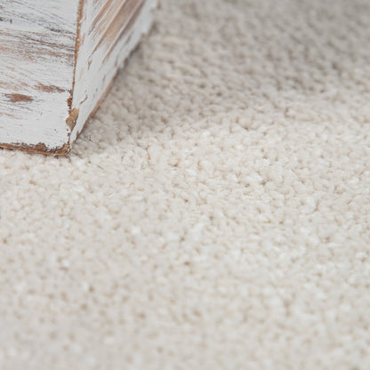 Solid Flatweave Rug Porto for Living Room - Cream