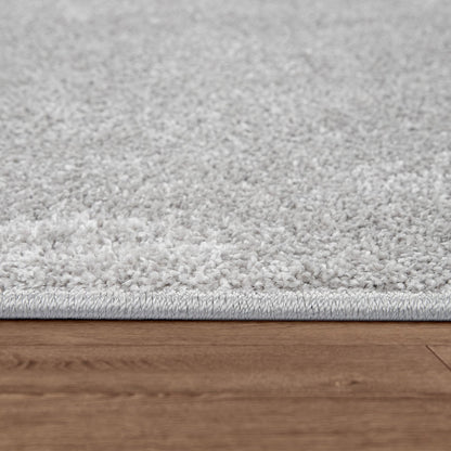 Solid Flatweave Rug Porto for Living Room - Silver