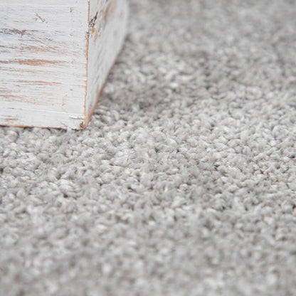 Solid Flatweave Rug Porto for Living Room - Silver