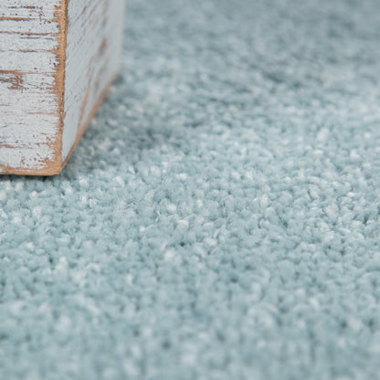 Solid Flatweave Rug Porto for Living Room - Light Blue