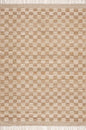 Ionut Checkered Jute Area Rug