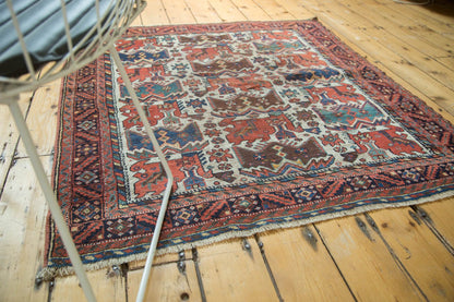 4x4.5 Antique Afshar Square Rug