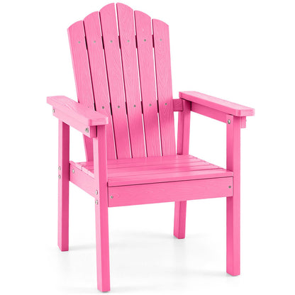 Adirondack Chair with High Backrest and Wide Armrests