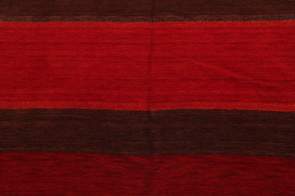 9'3" x 11'10" Hand Knotted 100% Wool Designer Oriental Area Rug Contemporary Red