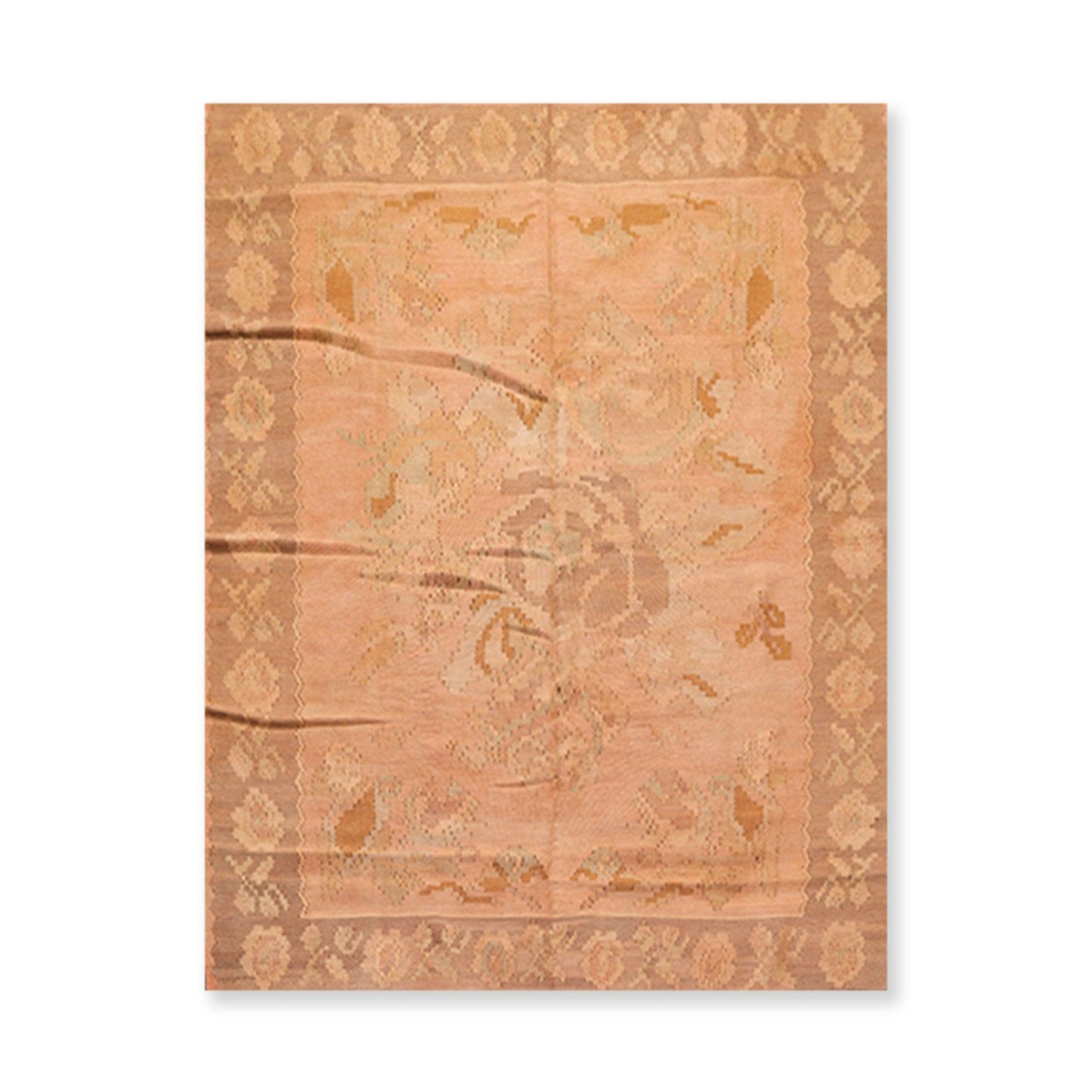 5' x 6'6" Antique Turksih Hand Knotted Wool Oriental Area Rug Traditional Rust