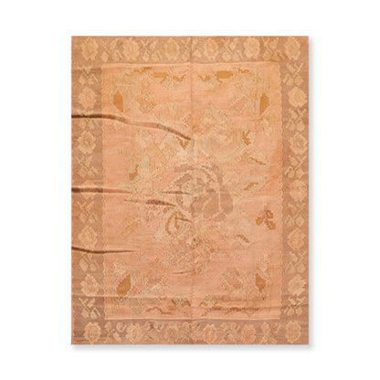 5' x 6'6" Antique Turksih Hand Knotted Wool Oriental Area Rug Traditional Rust