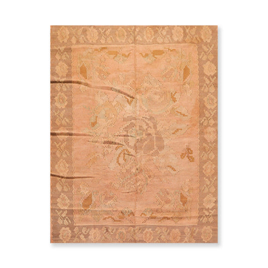 5' x 6'6" Antique Turksih Hand Knotted Wool Oriental Area Rug Traditional Rust