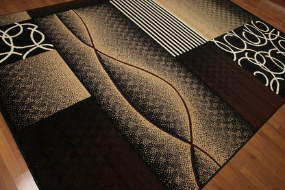 Modern Contemporary Traditional Oriental Area rug Beige 8' x 11'